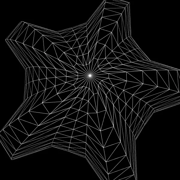 Wireframe supershape, second variation